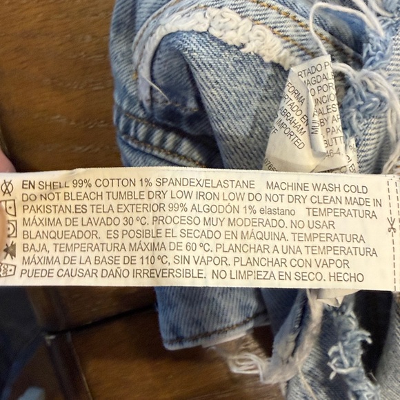 Forever 21 Light Wash Jean Shorts - Picture 4 of 6